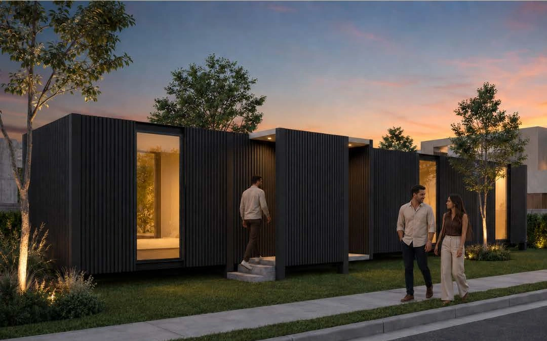 Vivienda prefabricada de 87 m²